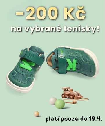 Sleva 200 Kč na vybrané tenisky