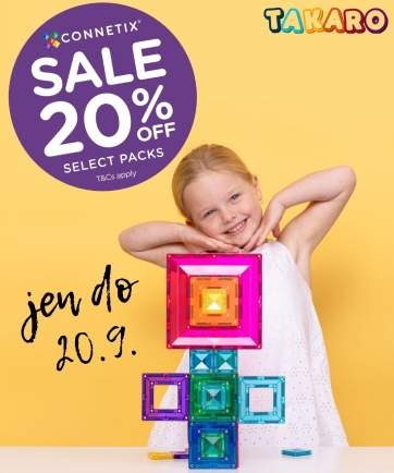 Magnetické stavebnice Connetix s 20% slevou!