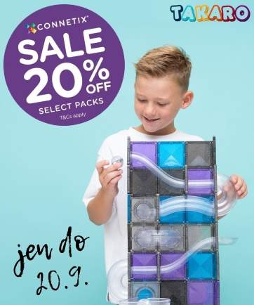 Magnetické stavebnice Connetix s 20% slevou!