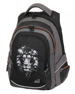 Studentský batoh FAME Lion Black B-42032-080