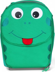 Detský cestovný kufrík Affenzahn Trolley Finn Frog - green