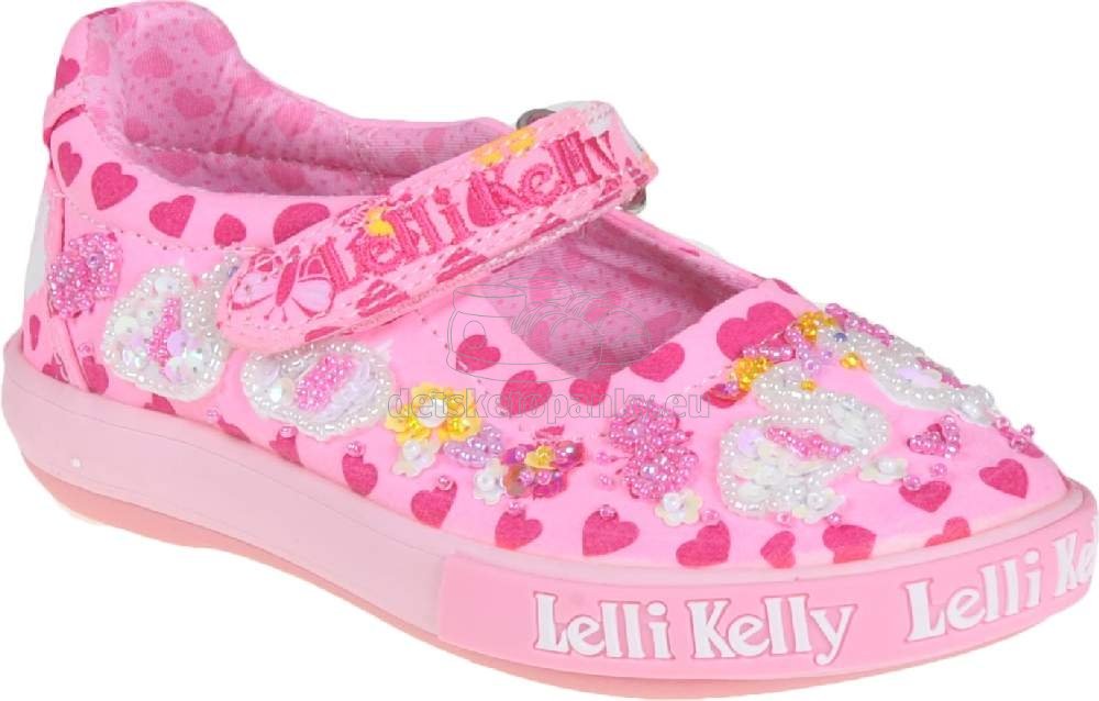 Detské celoročné topánky Lelli Kelly LK1052 BC02 swan dolly pink fantasy