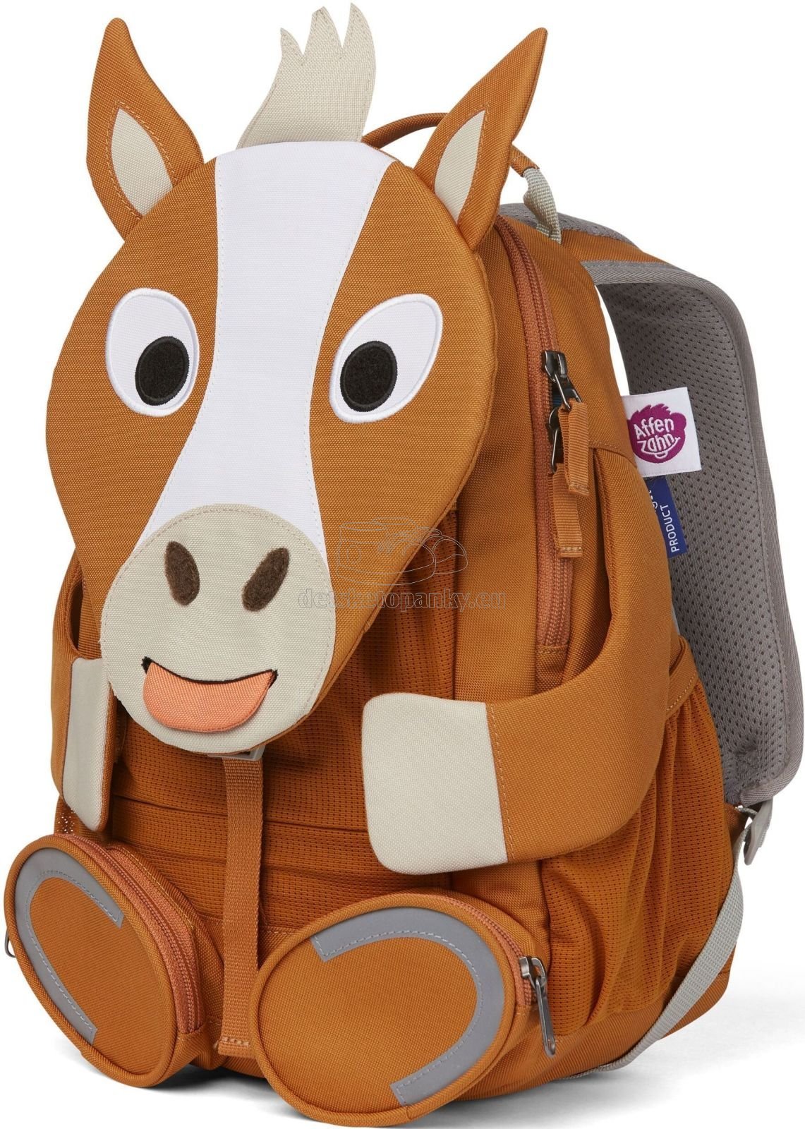 Detský batoh do škôlky Affenzahn Large Friend Horse - brown