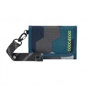 Peňaženka coocazoo AnyPenny, Blue Geometric Melange