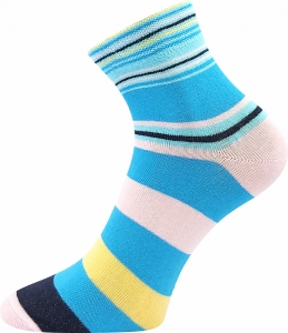 Detské ponožky BOMA Jana Pruhy 32 modrá