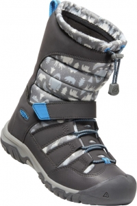 Detské zimné topánky Keen WINTERPORT NEO DT WP YOUTH steel grey/brilliant blue
