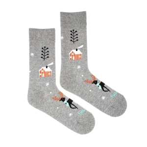 Ponožky Fusakle Jeleni na sněhu 