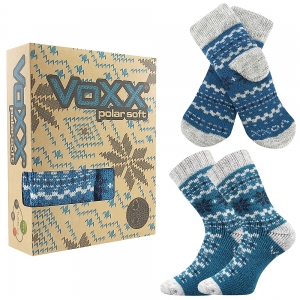Detské ponožky VoXX Trondelag set petrolejová