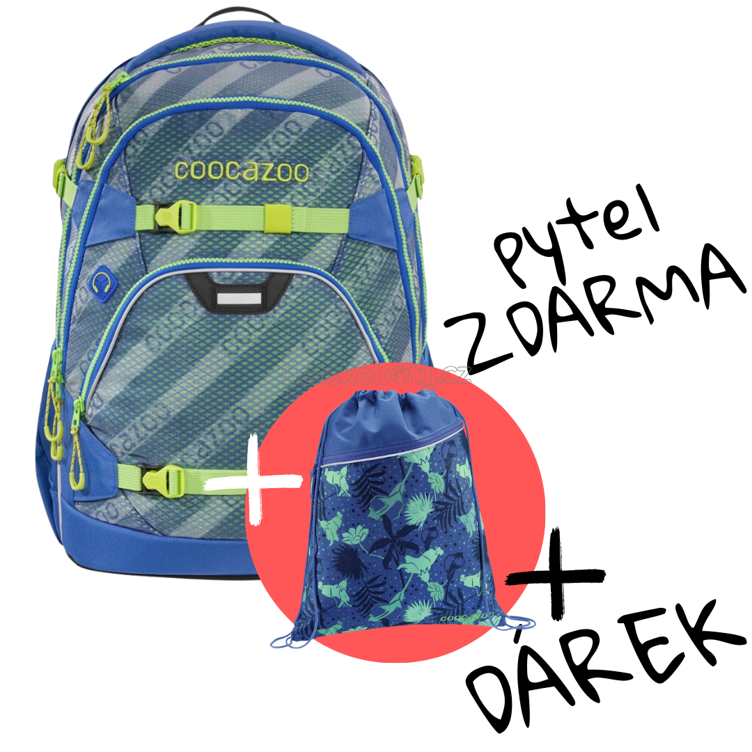 Školní batoh Coocazoo ScaleRale, Wild Stripe, certifikát AGR