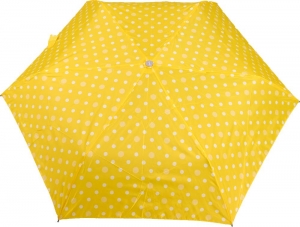 Dáždnik Doppler 72256D žltý s bodkami