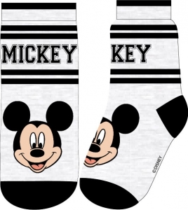 Ponožky Eexee Mickey šedé s pruhmi