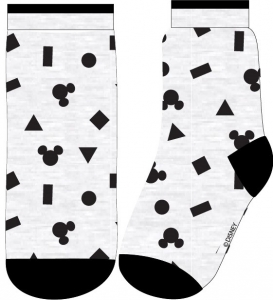 Ponožky Eexee Mickey šedé s tvarmi