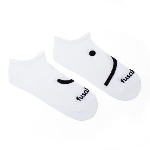 Ponožky Fusakle Podkotník Smajlík bílé