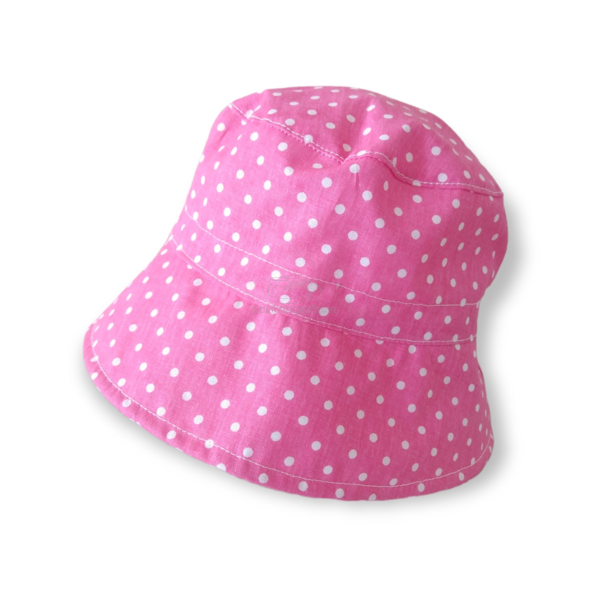 ČO klobúčik 12323 ružový s bodkami