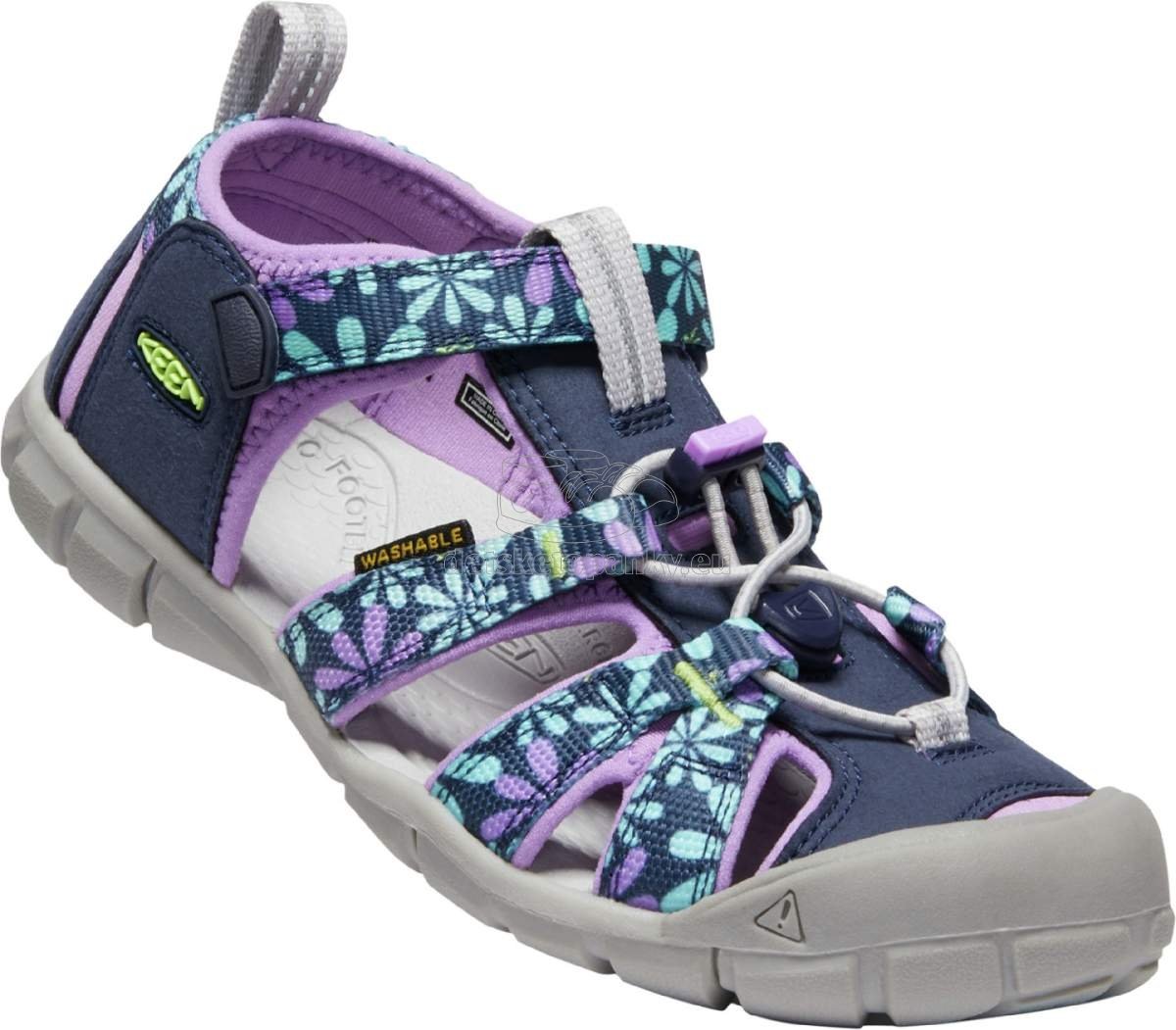 Detské sandále Keen SEACAMP II CNX YOUTH black iris/african violet