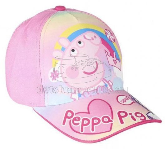 Detská šiltovka Peppa Pig ružová