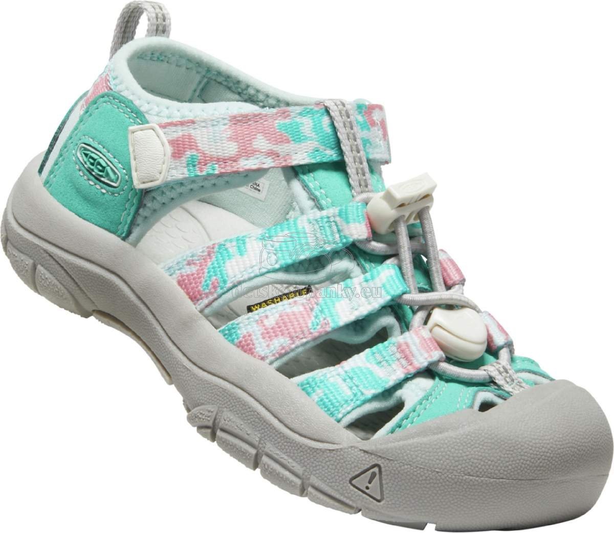 Detské sandále Keen NEWPORT H2 CHILDREN camo/pink icing