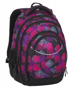Studentský batoh ENERGY 8 E - růžovo červený