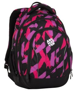 Studentský batoh SUPERNOVA 8 B - růžovo černý