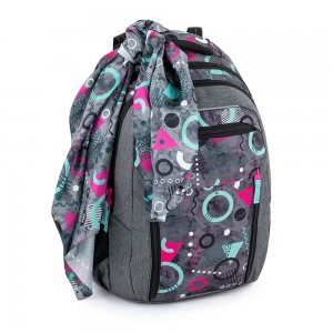 Školní dvoukomorový batoh s vyjímatelným bederním pásem - MEMPHIS