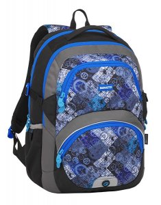 THEORY 8 D Školní dvoukomorový batoh THEORY 8 D - modrý