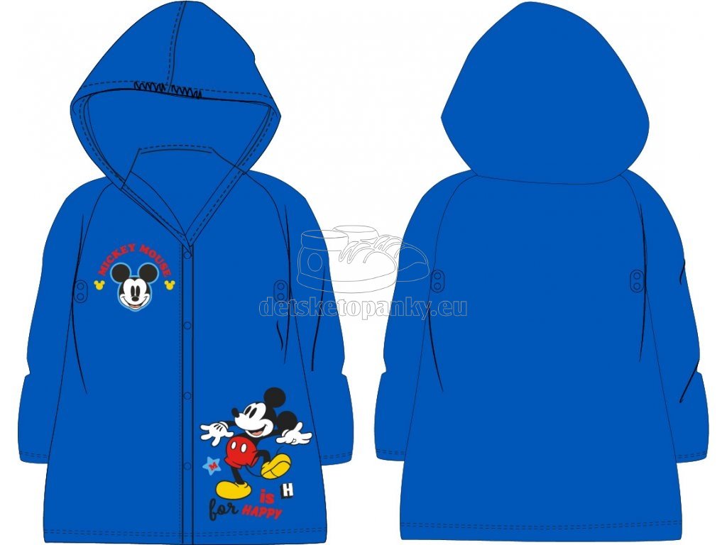 pláštenka Eexee Mickey Mouse modrá