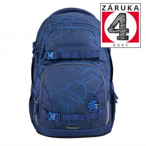 Školský ruksak coocazoo PORTER, Blue Motion, certifikát AGR