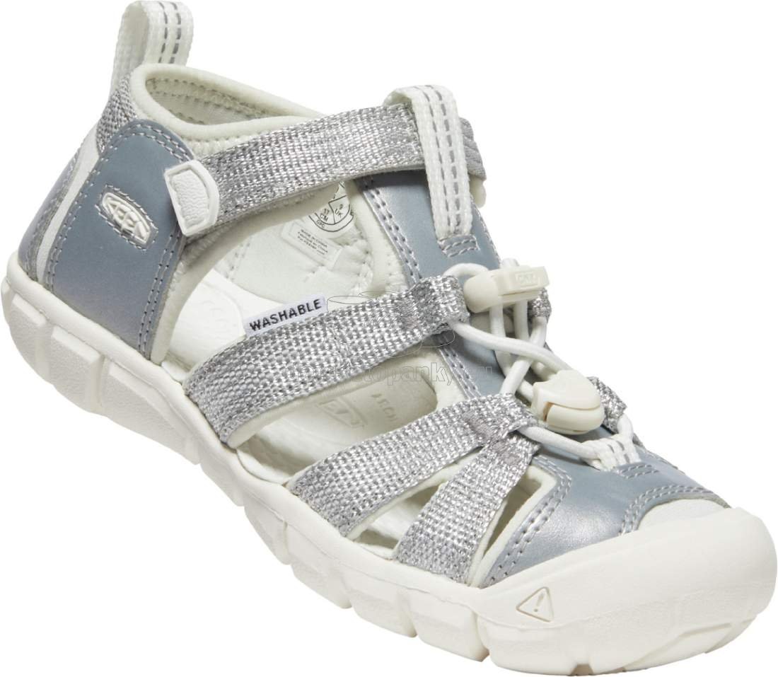Detské sandále Keen Seacamp II CNX CHILDREN silver/star white