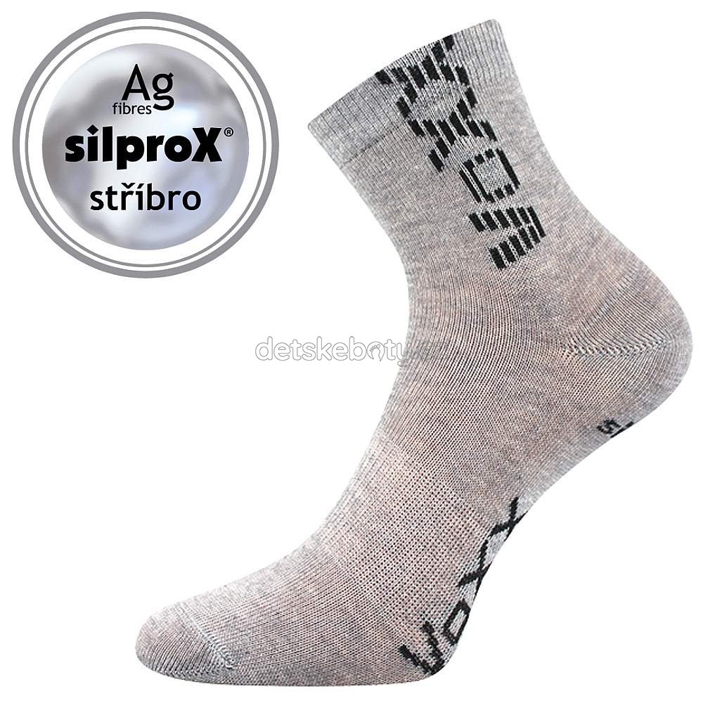Ponožky VoXX Adventurik světle šedá melé