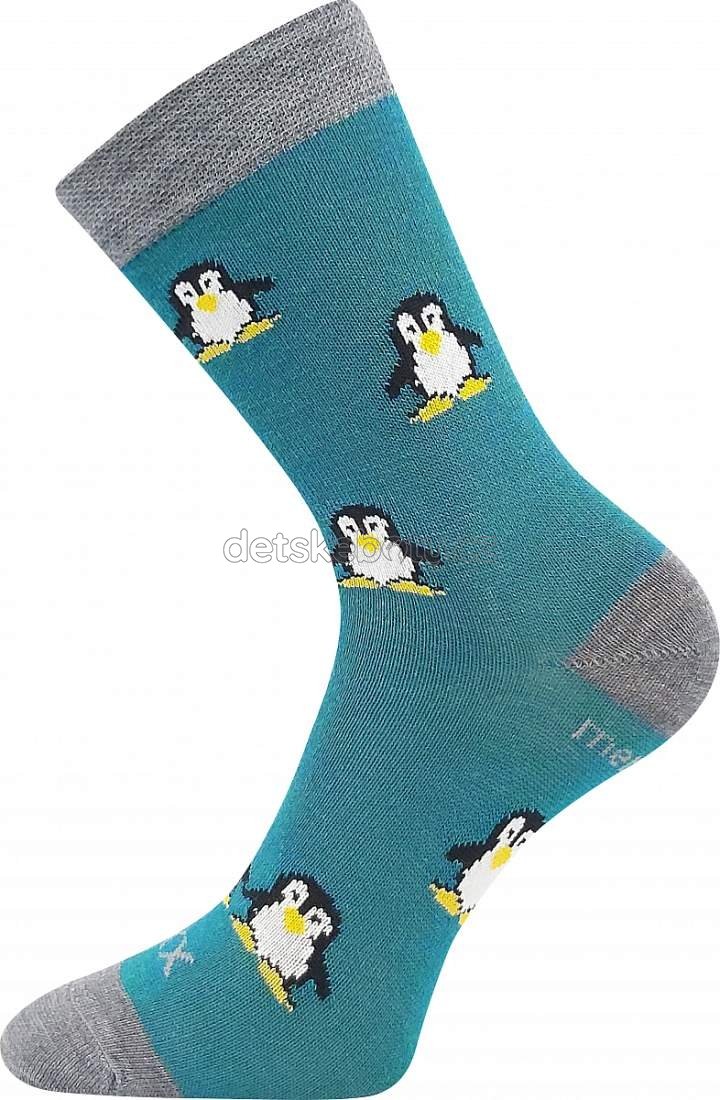 Ponožky VoXX Penguinik modro-zelená