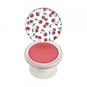 PopSockets Gen.2 PopLips, Sweet Cherry, s balzámem na rty, třešeň