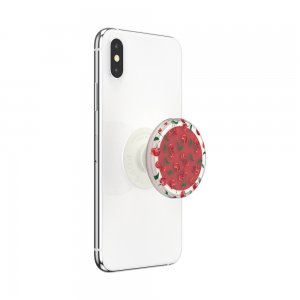 PopSockets Gen.2 PopLips, Sweet Cherry, s balzámem na rty, třešeň