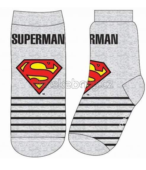 Ponožky Eexee Superman šedé 