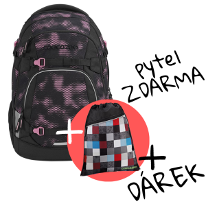 Školní batoh coocazoo MATE, Pink Illusion, certifikát AGR
