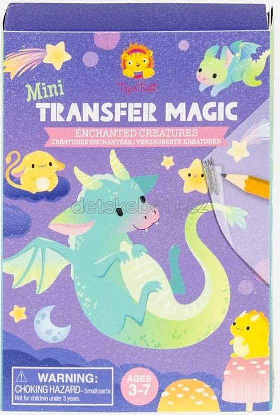 Kreativní sada Tiger Tribe Mini Transfer Magic - Enchanted Creatures