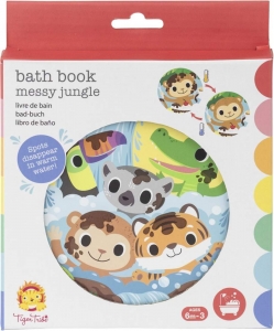 Knížka do vany Tiger Tribe Bath book messy jungle