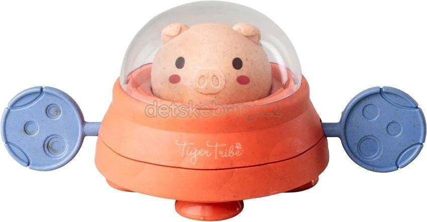 Dětská hračka do vody Tiger Tribe Bath Paddle Ship - Space Piggy