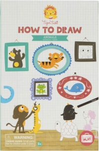 Kreativní sada Tiger Tribe How to Draw - Animals