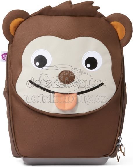 Dětský cestovní kufřík Affenzahn Kids Suitcase Monkey - brown