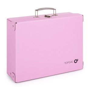 Kufřík na výtvarné potřeby růžový Topgal CASE 24061