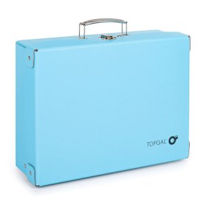 Kufřík na výtvarné potřeby modrý Topgal CASE 24063