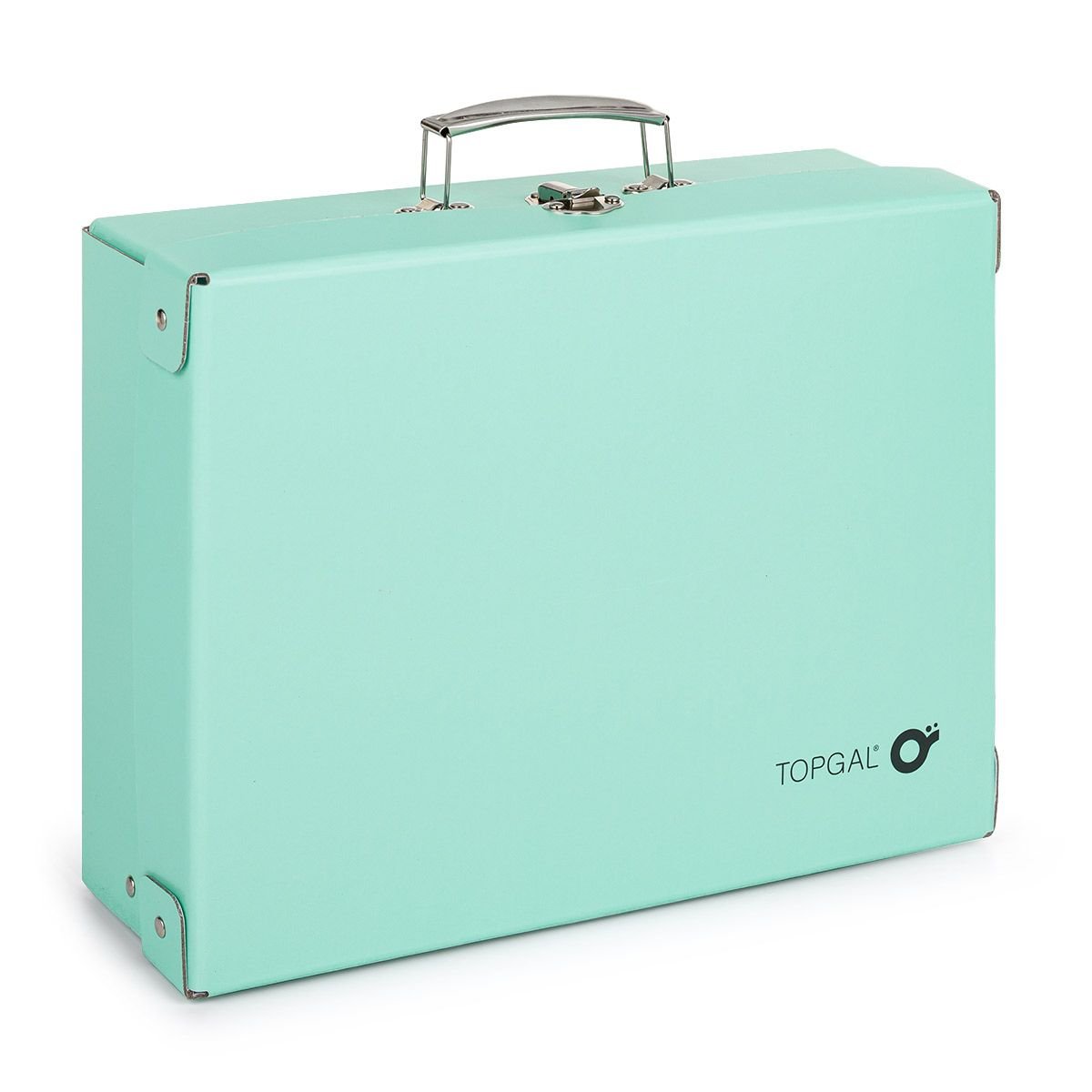 Kufřík na výtvarné potřeby zelený Topgal CASE 24064