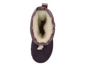 Dětské zimní boty Lurchi 63L6013001 aubergine