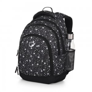 Bagmaster SUPERNOVA 24 A studentský batoh – černo-bílý