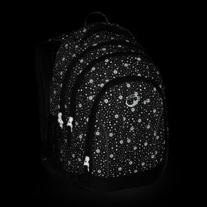 Bagmaster SUPERNOVA 24 A studentský batoh – černo-bílý