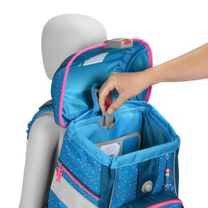 Školní aktovka/batoh 2IN1 PLUS pro prvňáčky – 6dílný set, Step by Step Dolphin Pi