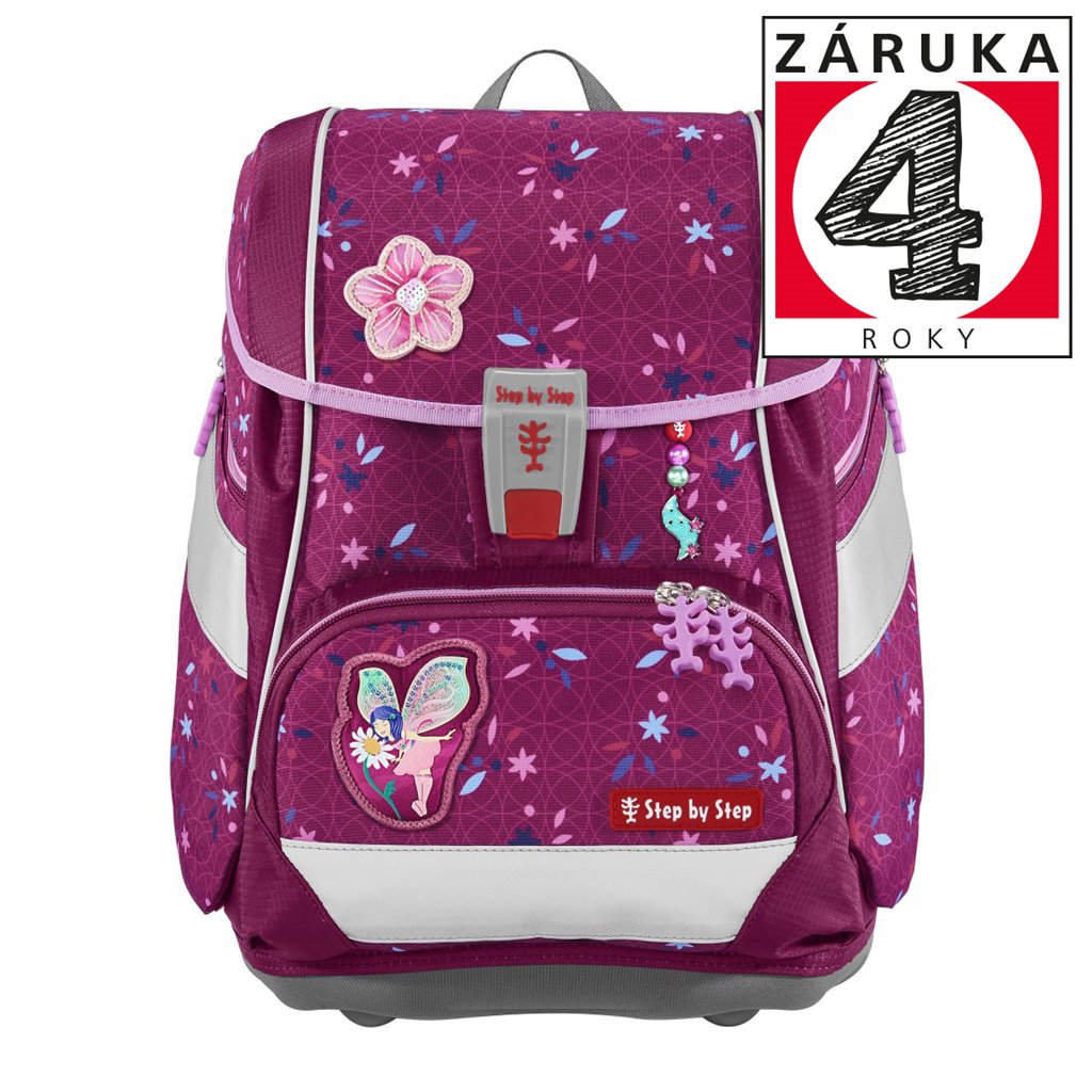 Školní aktovka/batoh 2IN1 PLUS pro prvňáčky – 6dílný set, Step by Step Fairy Freya