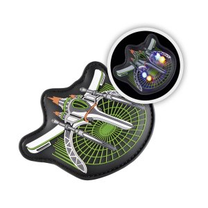 Blikající obrázek Magic Mags Flash Space Ship Skylar k aktovkám GRADE, SPACE, CLOUD, 2IN1 a KID