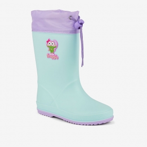 Dětské gumáky Coqui 8558 Lt.Mint/Lt.Lila Hero