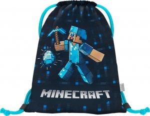 BAAGL 3 SET Ergo Minecraft Blue Axe: aktovka, penál, sáček